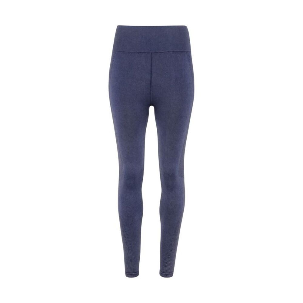 TriDri Womens/Ladies Seamless 3D Fit Multi Sport Denim Look Leggings / Indigo De